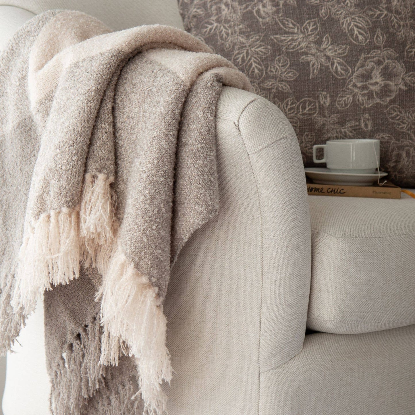 Oden Textured Boucle Throw