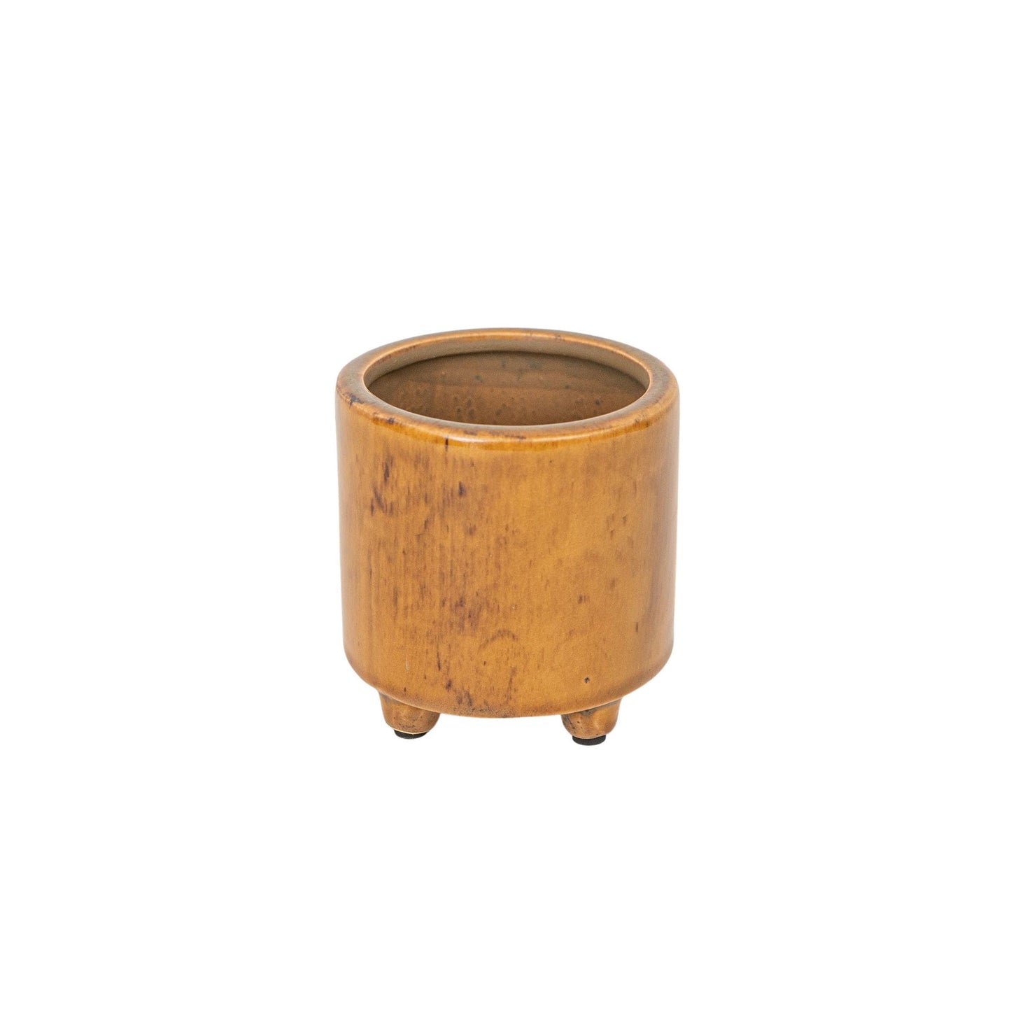 Griffin Footed Planter Brown