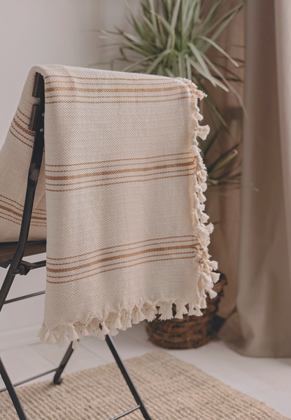 Minimalist 100% Cotton Throw Blankets & Bedspreads