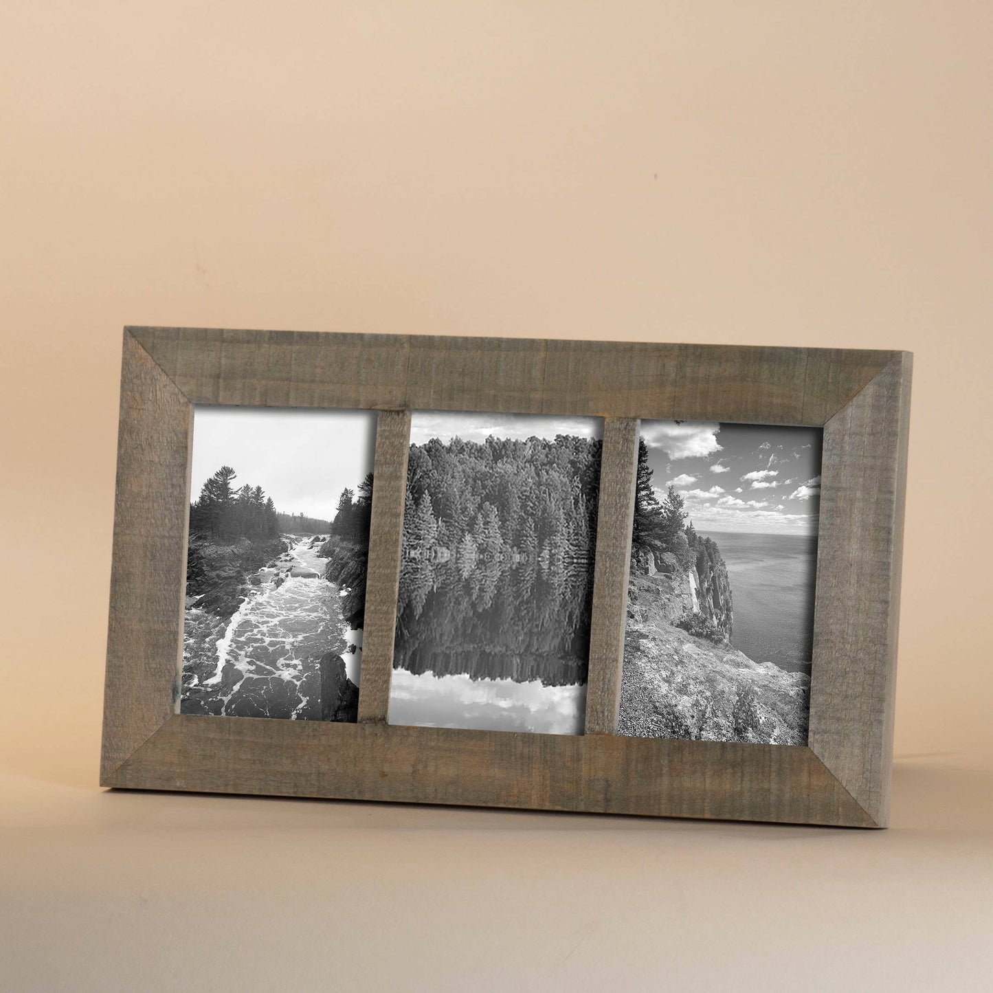 4X6 Three Photo Ripley Frame